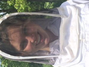 Beekeeping on an organic farm